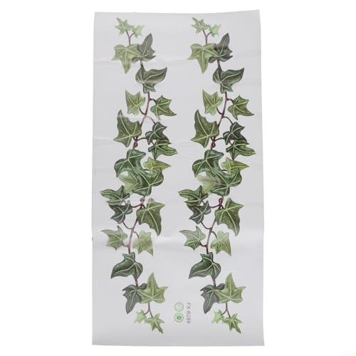 Beautiful Green Vine Wall Decals Enhance Your Living Room and Bedroom with Unique Design