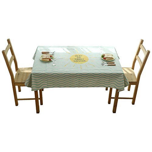 Table de restaurant à rayures vertes avec nappe basse de café