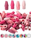 Mr. Pen- Pencil Erasers Toppers, 120 Pack, Pink Shades, Erasers for Pencils, Pencil Top Erasers, Pencil Eraser