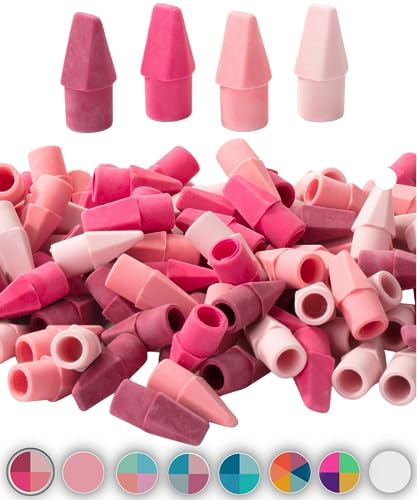 Mr. Pen- Pencil Erasers Toppers, 120 Pack, Pink Shades, Erasers for Pencils, Pencil Top Erasers, Pencil Eraser