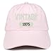 Trendy Apparel Shop Vintage 1975 Embroidered 48th Birthday Relaxed Fitting Cotton Cap - Light Pink