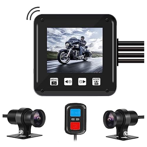 Amazon.co.jp: VSYSTO バイク用ドライブレコーダー前後カメラ 2インチ