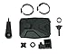 ATV Tek CLEARVIEW™ UTV Sideview Mirror, Black UV resistant Nylon, Designed for and Fits, Honda, Yahama, Polaris, Kawaski, CF Moto with Round or Profiled Tubing, one mirror.