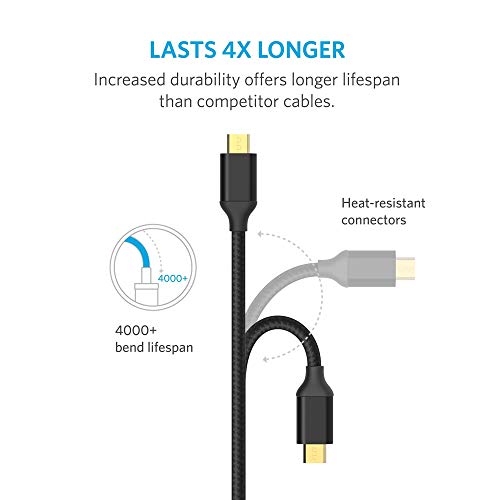Anker Cavo Micro USB in Nylon (90 cm) - Cavo