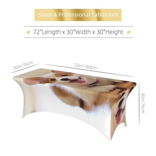 Nappe de table extensible corgi 1,8 m pour habiller vos banquets - 7