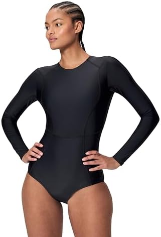 Speedo Women's Ocean Flex Long Sleeve Zipped One Piece Swimsuit