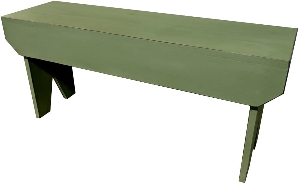 Sawdust City Wooden Bench 3ft Long (Old Black)