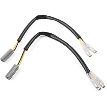 Cnaloo12 Motorcycle Turn Signal Light Wire Connector, Turn Signal Lamp Wire Adapter Lead Replacement For Yamaha XSR 125, 155, 700, 900, XT1200Z, XT1200ZE, YZF R25, YZF R3, 2 PCS
