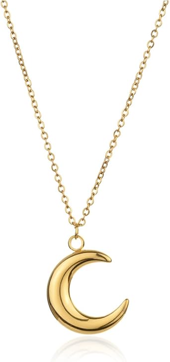 sunflower necklace for women gold necklace rotating heart pendant necklace crescent moon necklace anti anxiety necklace jewelry accessories