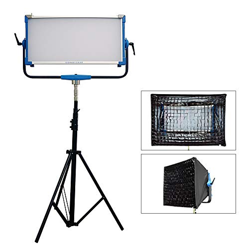 Softbox with Grid for 300W RGBW LED Panel Lamp APP Control Soft LED Lamp 12 Photography Lighting Effects Set for Studio Video Film LEDkit