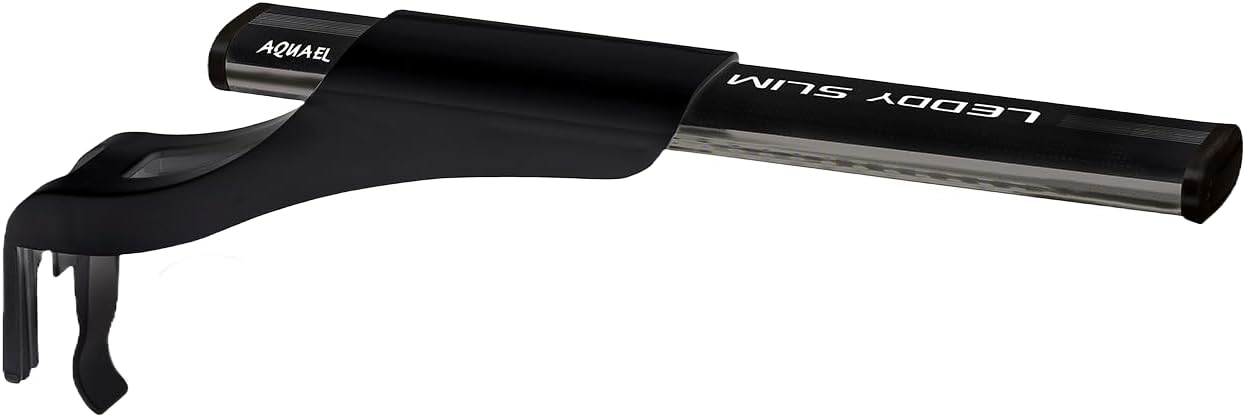 Aquael Leddy Slim Plant Premium Aquarium Light (Black, 5W 8\"-11.75\") 5W 8\"-11.75\" color vary