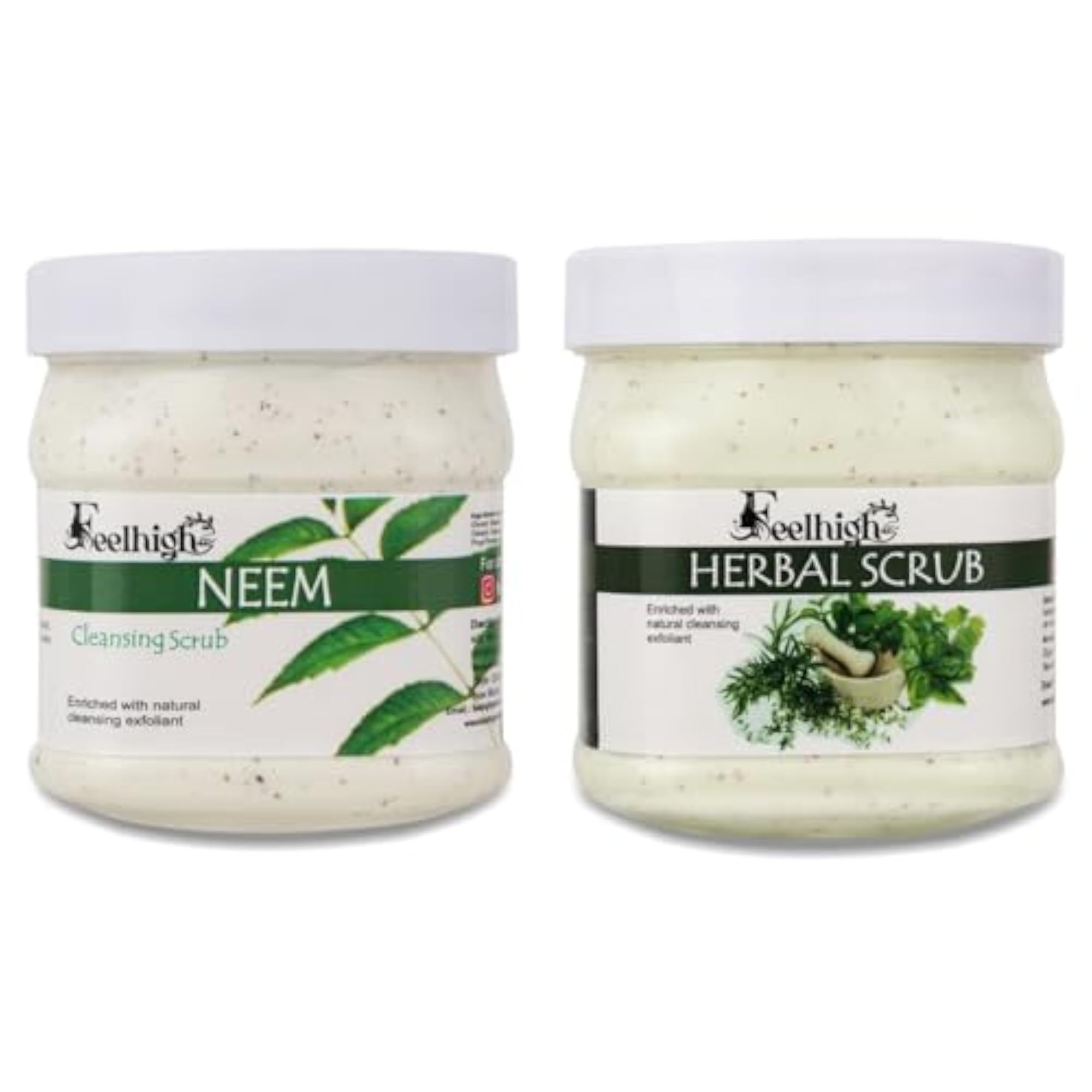 Herbal Scrub with Natural Exfoliants, 500ml
