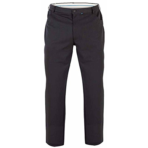 Duke London Mens Kingsize Beck D555 Bi Stretch Five Pocket Trousers (50S) (Black)
