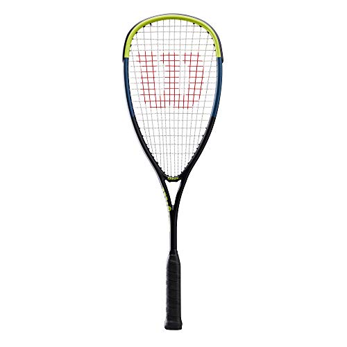 Wilson Hyper Hammer Pro Squash Racket, Red/Grey, WR042710H0 Wilson Hyper Hammer Pro Squash Racket, Red/Grey, WR042710H0