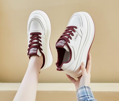 Women's Cute Breathable Platform Sneakers Y2K Comfort Lightweight Walking Shoes Casual Sport Work Campus 7