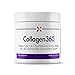 Collagen360 - Collagen Types 1 & 3 Plus Hyaluronic Acid for Healthy Hair, Skin and Nails Plus Joint and Bone Support - Stop Aging Now - 2.7 oz (78 Grams)