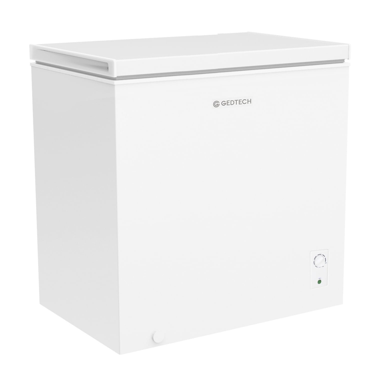 GEDTECH Congélateur coffre 200L GCO200L - Pose Libre - Grande capacité de stockage - Silencieux - Blanc (200, Litres)