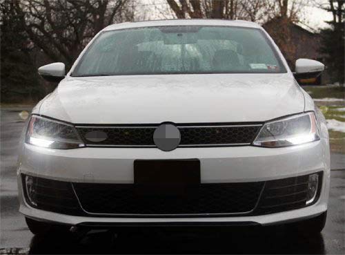 Ijdmtoy Error Free Xenon White 10W Cree Led Bulbs Compatible With Volkswagen: 2011-2017 Jetta Headlamp Daytime Running Lights (Drl) #TOP4