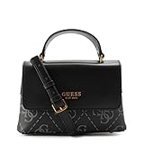 Diese kleine GUESS Tasche werden Sie nicht mehr ablegen wollen! Das schicke Design zieht alle Blicke auf Sie. Trotz der kleinen, kompakten Form der Umhängetasche haben Sie in den zwei Hauptfächern genügend Stauraum! Maße: 21 x 14 x 6,5 cm