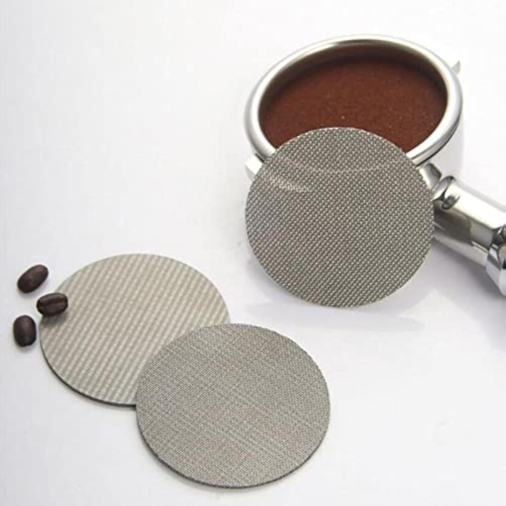 Stainless Steel Coffee Portafilter Screen Filter, 58mm