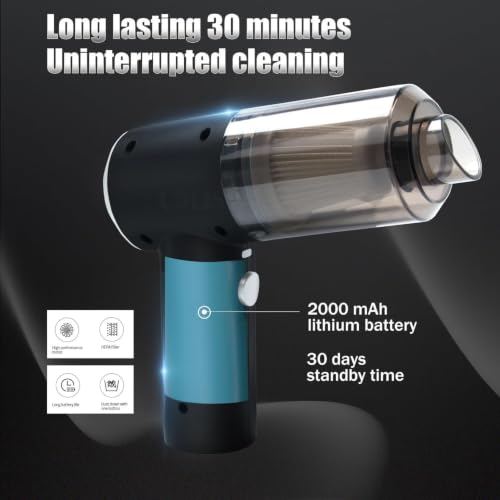 Image of Cordless Mini Vacuum Cleaner 4-in-1 Wet & Dry with Blower
