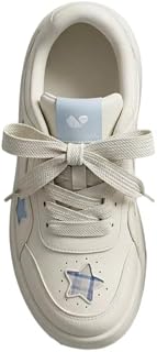 NICO×ASH Kawaii Cute Star Flat Sneakers Non-Slip Casual Platform Shoes for Women