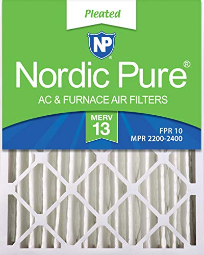 One-Day Sale: Up to 70% Off Nordic Pure 16x25x4 MERV 13 Pleated AC Furnace Air Filters 6 Pack