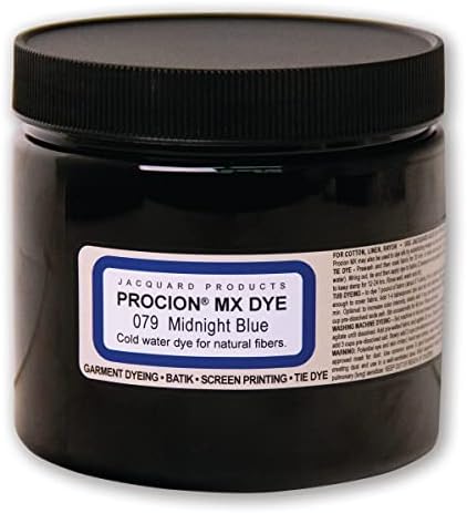 Jacquard Procion Mx Dye - Undisputed King of Tie Dye Powder - Bright Blue - 1 Lb - Cold Water Fiber Reactive Dye Made in USA