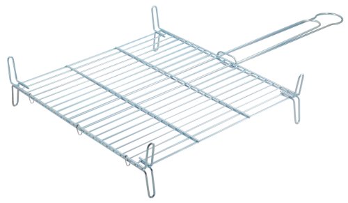 Preisvergleich Produktbild Metaltex 730445 Spezieller Doppelgrill, 45 x 45 cm, Metall, Metallic