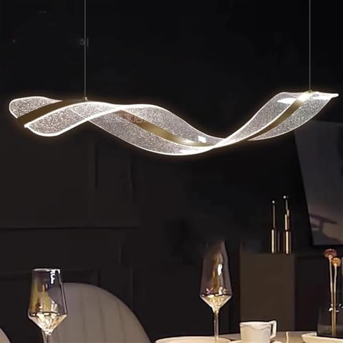 Chandelier LED suspendu 120cm luminaire intérieur pour plafond moderne