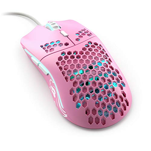 Glorious ゲーミングマウス Model O Mouse Matt Pink 軽量 ハニカムデザイン オムロンスイッチ搭載 GLO-MS-O-PNK【国内正規品】