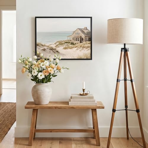 Image of Americanflat 18x24 Poster Frame with Polished Plexiglass - Streamline Collection - Thin Border Picture Frame for Wall Display - Hanging Hardware Included - Black