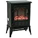 HOMCOM Chimenea Eléctrica de Pie Movible y Decorativo Calefactor Estufa 1000/2000W Llama LED con Termostato 39x23x56.5cm