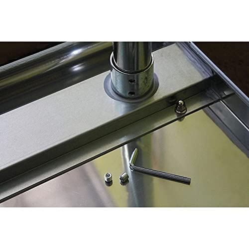 Amgood 14" X 36" Stainless Steel Work Table With Casters | Heavy Duty Metal Utility Table On Wheels | Kitchen Island Cart #TOP5