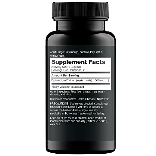 Nugenix Essentials Horny Goat Weed Extract - Epimedium Extract - 30 Capsules - Thumbnail 2