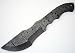 Whole Earth Supply Damascus High Carbon Steel Tracker Blank Blanks Blade Hunting Knife Knives Large Custom Making