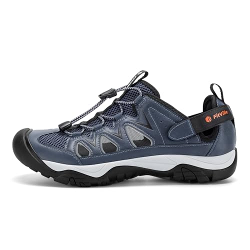 FitVille Wide Walking Sandals for Men