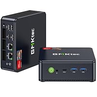 GMKtec [3-Jahren-Garantie AMD Mini PC Ryzen 7 7730U(Beats 7430U/5825U)(8K/16T bis 4.5GHz) M5 Ultra Micro PC 32GB DDR4 512GB M.2 SSD, mit Dual 2.5G LAN|WiFi6E|4K Triple Display|USB C für Gaming & Büro – Ansicht 1