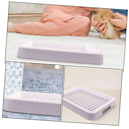 GANAZONO Caixa banheiro de estimação banheiro gaiola de coelho penico de treinamento de coelho bicho