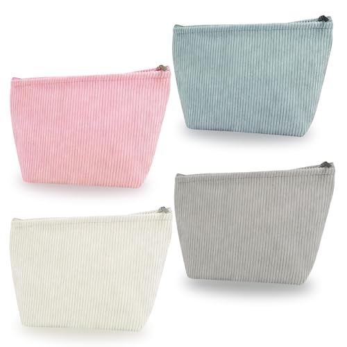 4 Stück Kosmetiktasche Klein Kosmetikbeutel Schminktasche...