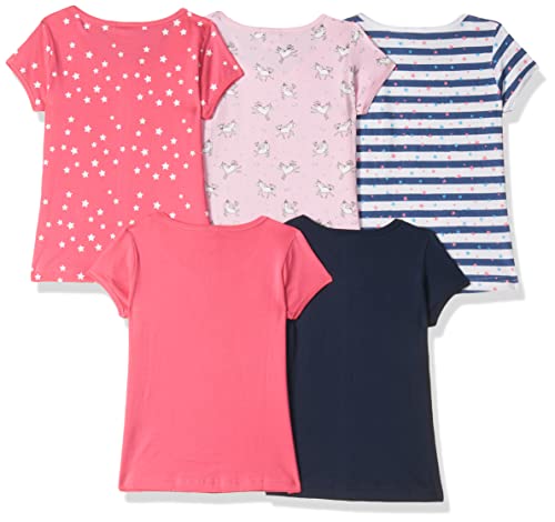 Image of Mom's Love Girl's Animal Print Regular Fit Baby and Toddler T-Shirt Set