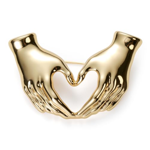 Image of Fashion Rhinestone Heart Brooch Pin for Women