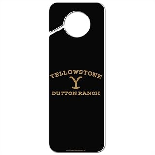 GRAPHICS & MORE Yellowstone TV Show Dutton Ranch Plastic Door Knob Hanger Sign