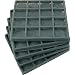 FindingKing 5 Gray 16 Slot 1/2 Size Jewelry Display Tray Inserts New
