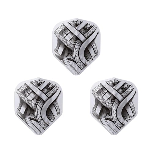 L-style エルスタイル L-Flight EZ エルフライト イージー Mike De Decker ver.1 type-A Black スタンダード クリアホワイト マイク・デ・デッカー選手モデル ダーツ フライト