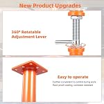 4PCS House Jacks for Leveling Crawlspace 17''-31''Adjustable Floor Support - Image 6