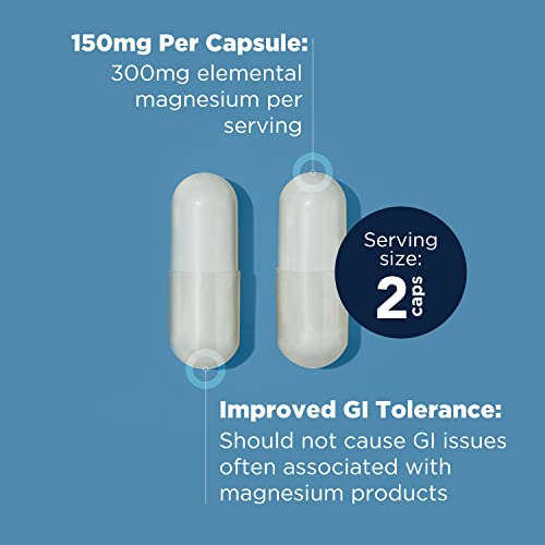 Designs For Health Magnesium Buffered Chelate - Magnesium Glycinate High Absorption Magnesium Supplement To Support Sleep, Bone Health, Muscles + Calm - Non-Gmo Magnesium Chelate (240 Vegan Capsules) #TOP2