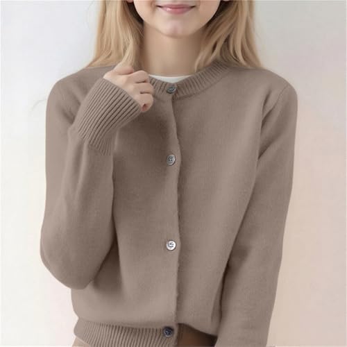 Girls Cardigan Sweater Long Sleeve Buttons Comfortable Casual Knit Fall Winter Coats for Kids 1 to 14 Years2