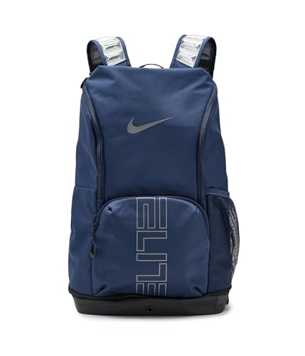 Nike Varsity Elite - Mochila (32 L), azul marino/negro/gris hierro, talla única