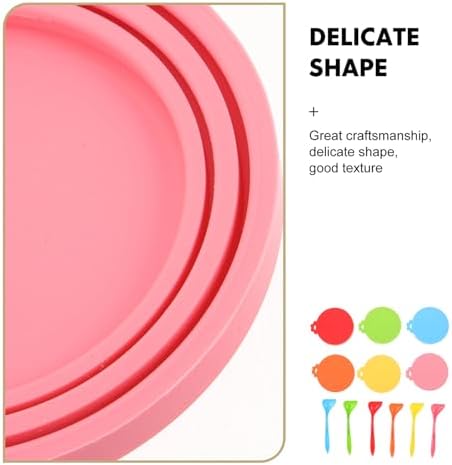 NUOBESTY Silikon evcil hayvan maması teneke kutular için kapak, tekrar kullanılabilir, hava geçirmez, kedi ve köpekler için uygun, evde veya yolda yiyecekleri taze tutmak için kaşıklı - Görsel 3